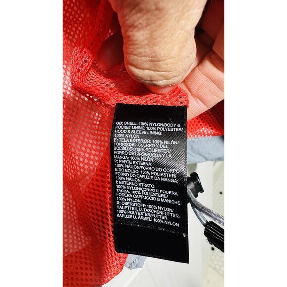 The North Face Rain Jacket Women’s Size SP. Gray/Pink HyVent w/ Hood - Picture 9 of 10